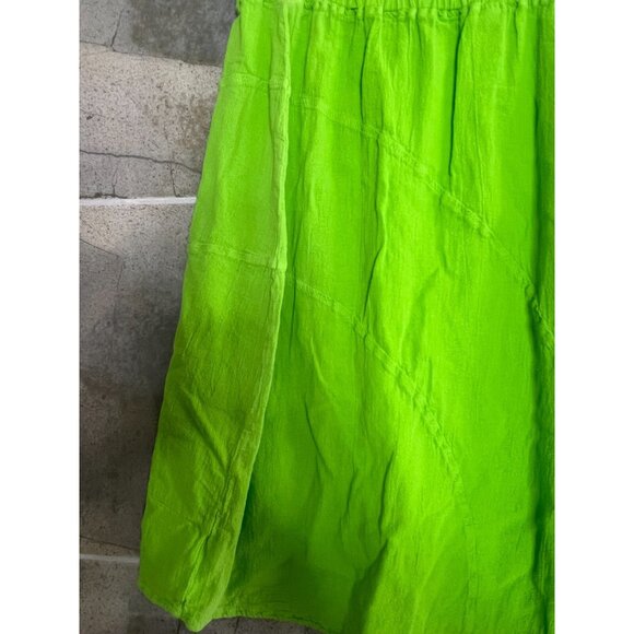 Manta Del Lago Gauze Skirt Women XL Pull On NWT Lot of 2 Beach White Green - Picture 4 of 14